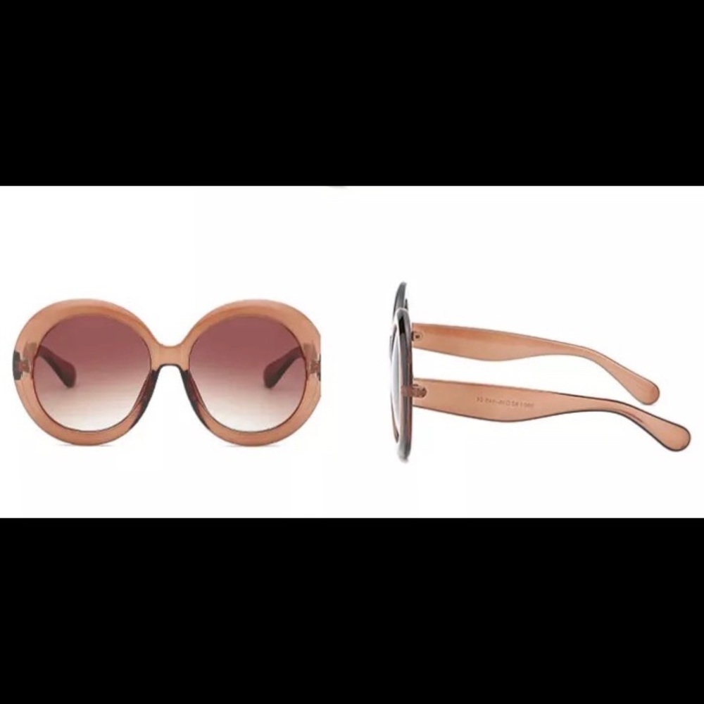 NEW Oversized Round Sunglasses - Picture 6 of 7